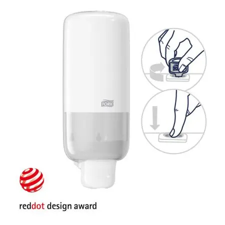 Tork: Диспенсер S4 Elevation 1л для пенного мыла белый