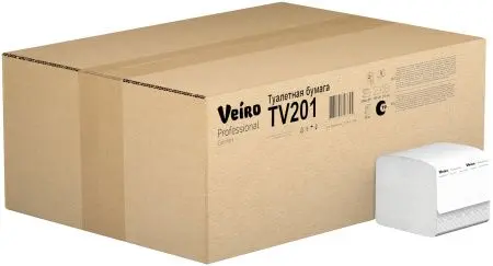 VEIRO: Бумага туалетная V 2сл 250л Comfort белый