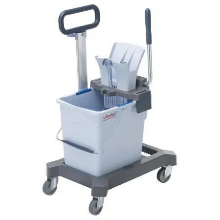 Vileda: УльтраСпид Про Ведро 25л с тунельным отжимом на платформе с ручкой