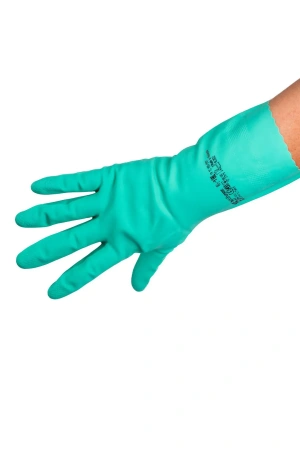 Vileda: Перчатки многоцелевые M зеленый резиновые