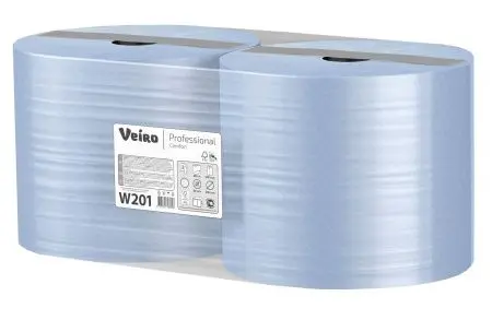 VEIRO: Полотенца протирочные 2сл 350м/24см Comfort синие