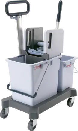 Vileda: Система двухведерная 25л+10л с вертикальным отжимом и транспортировочной ручкой