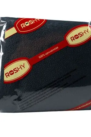 Бумажные салфетки: столовые 1сл 400листов 24х24 Big Pack ROSHY чёрный