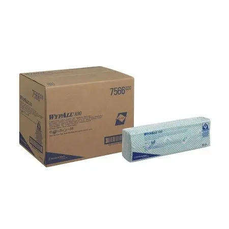 Kimberly-Clark: Салфетки Вайпол Х80 1сл 41,6х34,4см зеленые /пач.=25 шт.