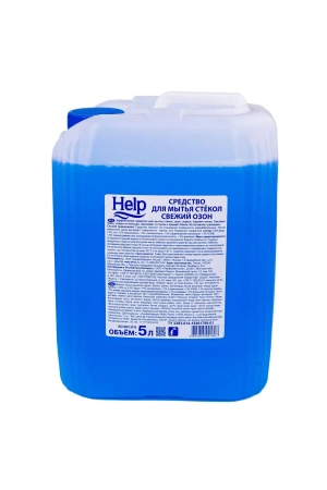 Чистящее средство: ХЭЛП 5л для стекол твердая канистра