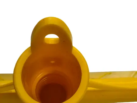 Вик: Сгон 50 см пластик одна резина желтый MRY