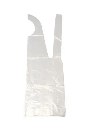 Одноразовые: Фартук полиэтиленовый одноразовый белый/прозрачный /пач.=100 шт.