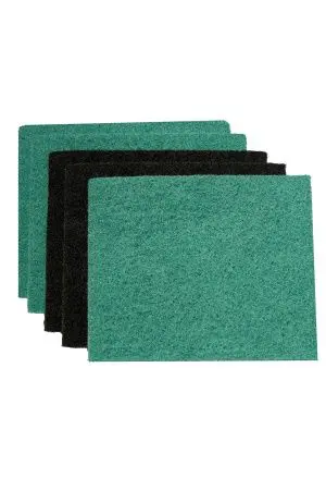 Губки,скрабы: для посуды VCLEAN Тайфун 10х12 абразивная /пач.=5 шт.