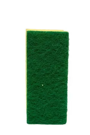 Губки,скрабы: для посуды Скандик Тек 16х7х4.5 зеленый абразив /пач.=5 шт.