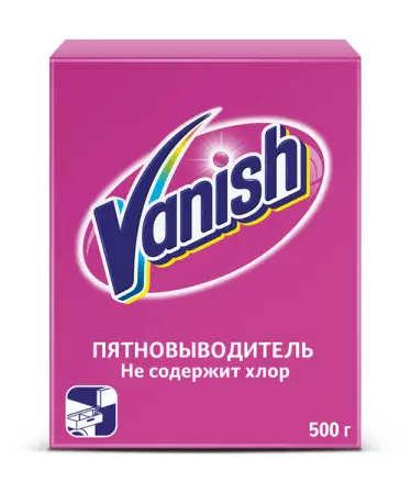 Отбеливатели(пятновыводители): ВАНИШ 500г Порошок для цветного белья картон