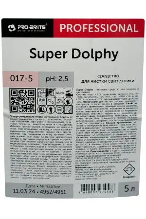 Pro-Brite: Супер Долфи 5л для мойки раковин, унитазов, ванн