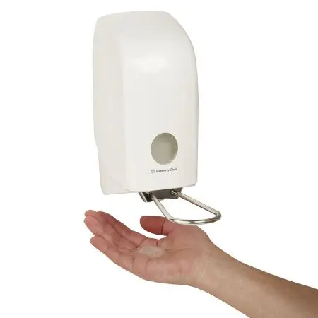 Kimberly-Clark: Диспенсер Аквариус для мыла с локтевым приводом белый
