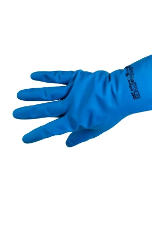 Vileda: Перчатки многоцелевые M голубой резиновые