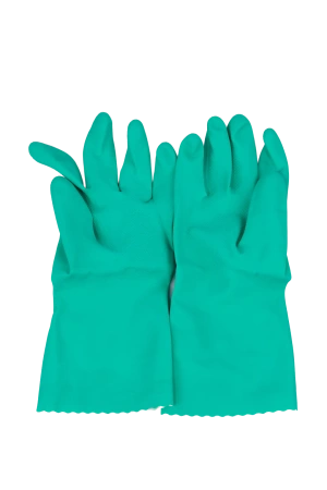 Vileda: Перчатки многоцелевые L зеленые резиновые