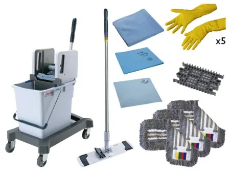 Vileda: Промонабор №5 Выгодный старт с КомбиСпид Про серо-голубой