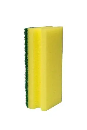 Губки,скрабы: для посуды Скандик Тек 16х7х4.5 зеленый абразив /пач.=5 шт.