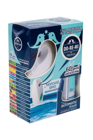 Освежители воздуха: ДО-РЕ-МИ 250мл КОМПЛЕКТ ДЫХАНИЕ МОРЯ Премиум сух расп