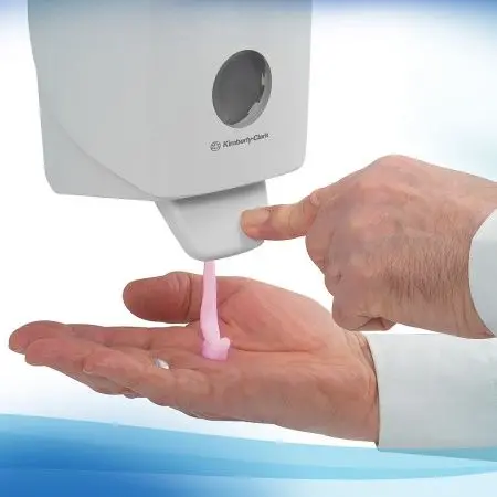 Kimberly-Clark: Мыло Скотт 1л пенное для ежедневного использования розовое