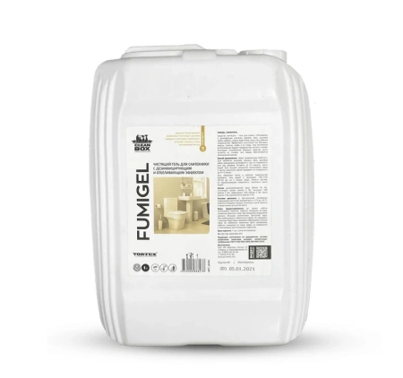 Vortex: FUMIGEL 5л Чистящий гель для сантехники с дезинфицирующим и отбеливающим эффектом