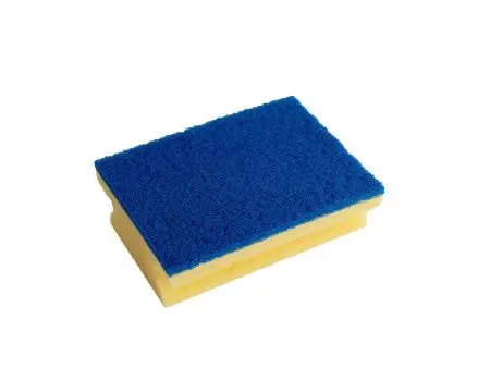 Vileda: Губка 13х16,5см для ванной (син.абразив)