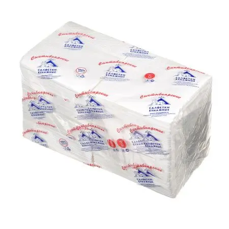 Бумажные салфетки: столовые 2сл 250листов 24х24 Сыктывкар ROSHY белые