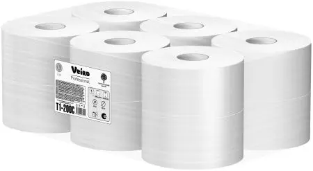 Вик: Бумага туалетная 1сл 200м макулатура светло-серая СЫКТЫВКАР Lite