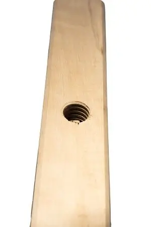 Хозяйственный инвентарь: Швабра 4-х рядная на деревянной основе с резьбой