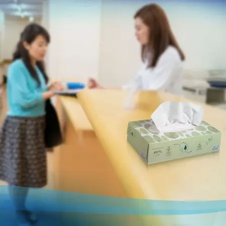 Kimberly-Clark: Салфетки Клинекс 2сл 100л для лица белые