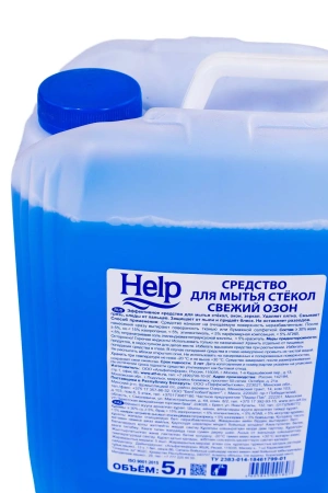 Чистящее средство: ХЭЛП 5л для стекол твердая канистра