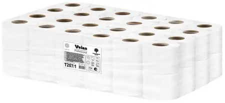 VEIRO: Бумага туалетная 2сл 15м/9,2 Comfort белый /пач.=8 шт.
