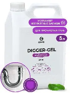 Grass: Диггер-гель 5,3кг для прочистки труб