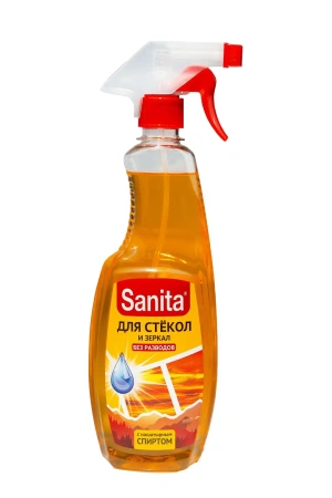 Чистящее средство: САНИТА Спрей 500мл для стёкол с нашатырным спиртом (ТРИГГЕР)