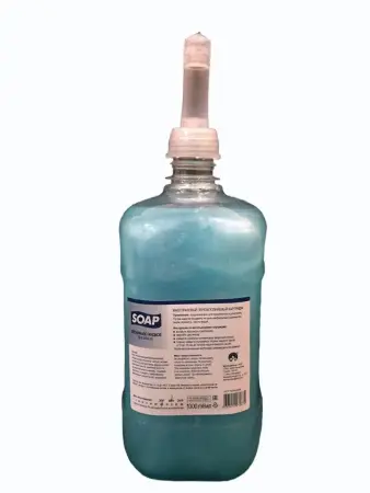 Мыло жидкое: ФЛОРОДЕЛЬ крем-мыло 1л картридж БЕЗ ОТДУШКИ белое