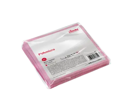 Vileda: Салфетка ПВА Микро 35х38см красная