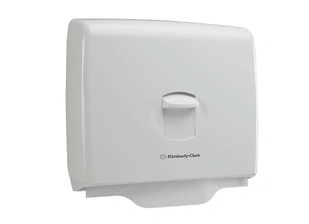 Kimberly-Clark: Диспенсер Аквариус для индивидуальных покрытий на сиденье унитаза белый
