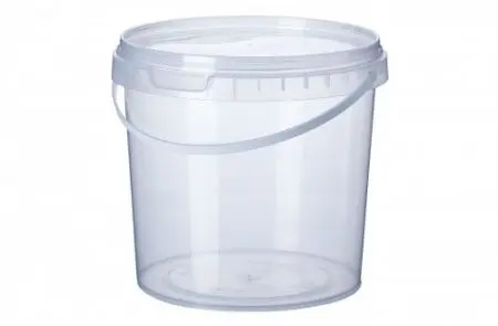 Одноразовая продукция: Ведро 5,8л с ручкой ПП прозрачное
