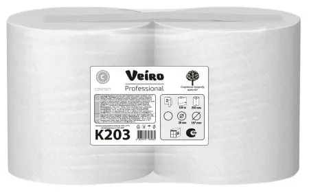 VEIRO: Полотенца бумажные 2сл 150м/20 Comfort белые