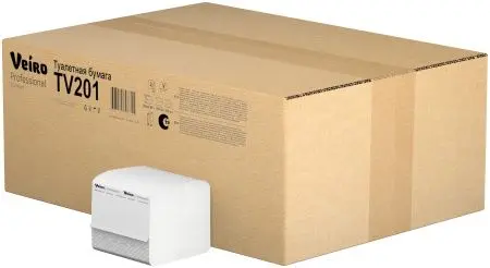 VEIRO: Бумага туалетная V 2сл 250л Comfort белый