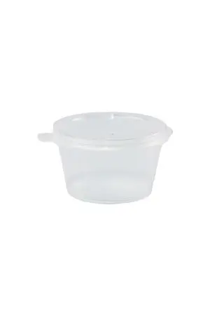 Одноразовая продукция: Соусник 30мл с крышкой с верхним закрытием /пач.=80 шт.