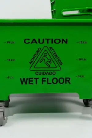 Вик: Тележка 1х20 пластик с отжимом зеленая MRY