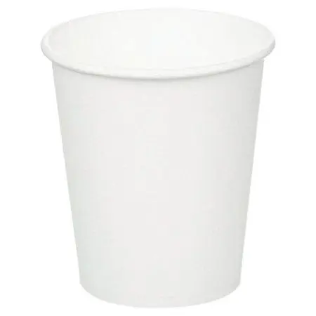 Одноразовая продукция: Стакан бумажный 1сл 250мл белый Скандипакк /пач.=50 шт.
